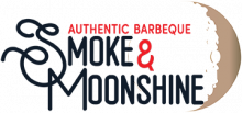 Smoke & Moonshine Authentic Barbeque Logo