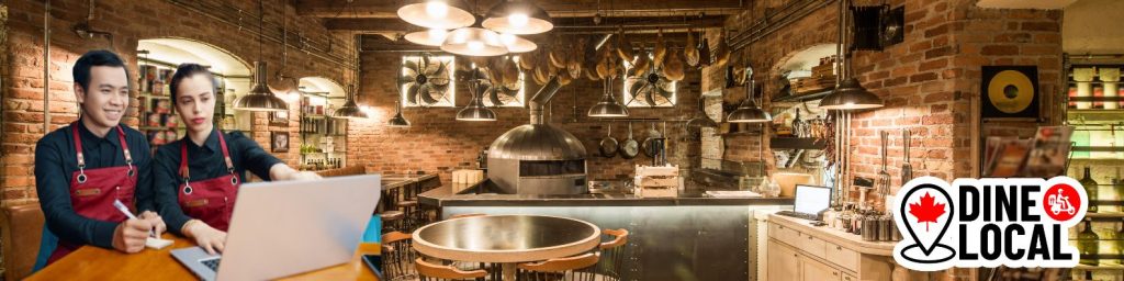 Picture of a restaurant owner training his staff to be able to use the Dine Local Reputation Management solution to respond to Google Reviews with a consistent brand voice.